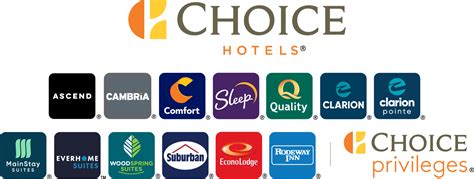 choice hotels|choice hotels list of names.